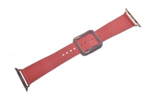Ремешок для Apple Watch Square buckle 42/44mm красный оптом, в розницу Центр Компаньон фото 3