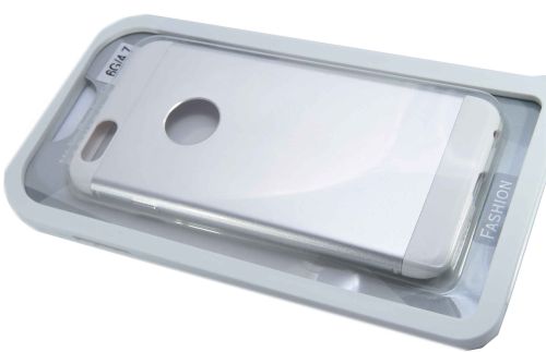 Чехол-накладка для iPhone 6/6S РАЗЪЕМНАЯ алюминий серебро оптом, в розницу Центр Компаньон фото 2