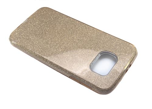 Чехол-накладка для Samsung G930 S7 JZZS Shinny 3в1 TPU золото оптом, в розницу Центр Компаньон фото 2