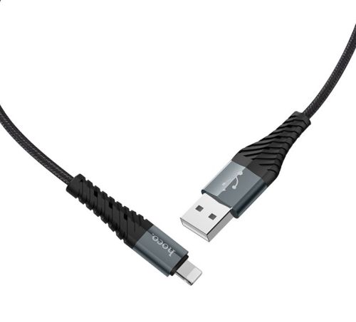 Кабель USB Lightning 8Pin HOCO X38 Cool Charging 2.4A 1.0м черный оптом, в розницу Центр Компаньон фото 3