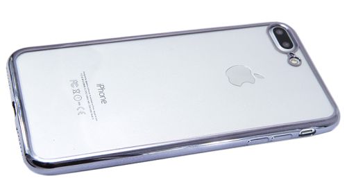 Чехол-накладка для iPhone 7/8 Plus РАМКА TPU серебро																																					 оптом, в розницу Центр Компаньон фото 3