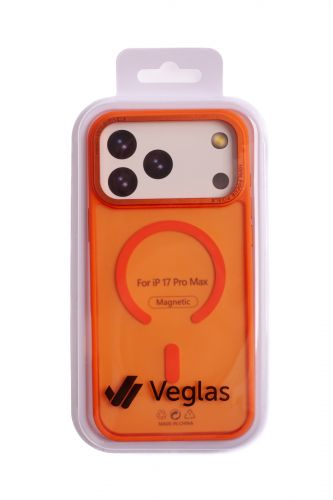 Чехол-накладка для iPhone 17 Pro Max VEGLAS Fog Magnetic оранжевый - фото фото 6