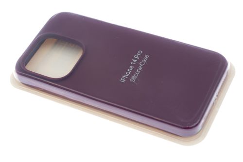 Чехол-накладка для iPhone 14 Pro SILICONE CASE закрытый бордовый (52) оптом, в розницу Центр Компаньон фото 2