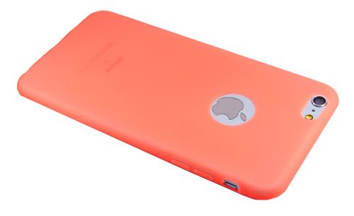 Чехол-накладка для iPhone 6/6S Plus  NEW СИЛИКОН 100% оранжевый оптом, в розницу Центр Компаньон фото 3