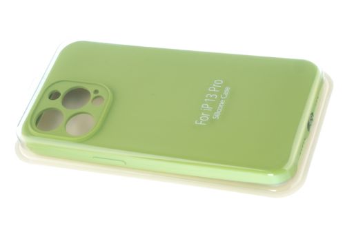 Чехол-накладка для iPhone 13 Pro VEGLAS SILICONE CASE NL Защита камеры оливковый (1) оптом, в розницу Центр Компаньон фото 2