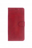 Чехол-книжка для Infinix Hot 20i BUSINESS PLUS красный - фото