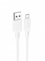 Кабель USB-MicroUSB BOROFONE BX115 3A 1м белый - фото
