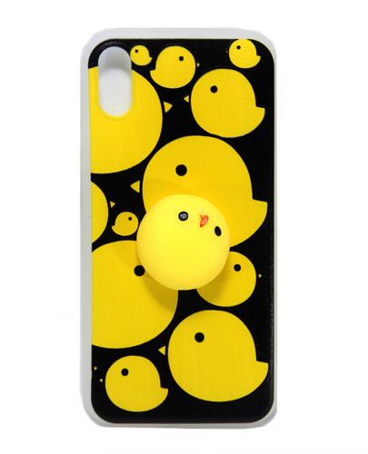 Чехол-накладка для iPhone X/XS Антистресс CARTOON TPU #9 - фото