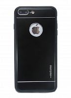Чехол-накладка для iPhone 7/8 Plus MOTOMO Metall+TPU черный - фото