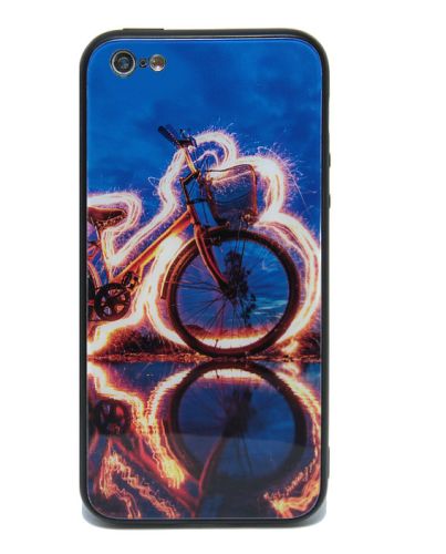 Чехол-накладка для iPhone 6/6S Plus  LOVELY GLASS TPU велосипед коробка оптом, в розницу Центр Компаньон