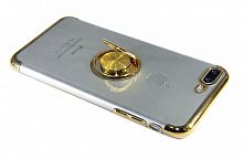 Купить Чехол-накладка для iPhone 7/8 Plus ELECTROPLATED TPU КОЛЬЦО золото оптом, в розницу в ОРЦ Компаньон