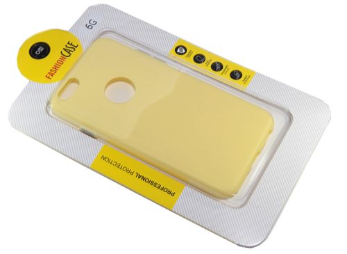 Чехол-накладка для iPhone 6/6S AiMee Отверстие желтый оптом, в розницу Центр Компаньон фото 2