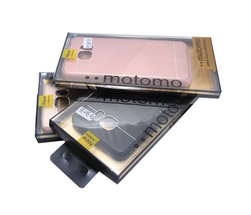 Чехол-накладка для Samsung G920 S6 MOTOMO Metall+TPU розовое золото оптом, в розницу Центр Компаньон фото 2