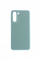 Чехол-накладка для Samsung G991 S21 SILICONE CASE OP закрытый бирюзовый (2) - фото
