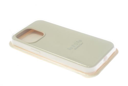 Чехол-накладка для iPhone 13 Pro VEGLAS SILICONE CASE закрытый кремовый (11), Ограниченно годен - фото фото 2
