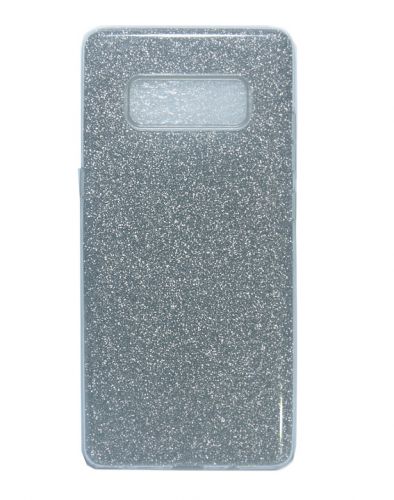 Чехол-накладка для Samsung N950F Note 8 JZZS Shinny 3в1 TPU серебро - оптовая продажа Чехол-накладка для Samsung N950F Note 8 JZZS Shinny 3в1 TPU серебро - фото