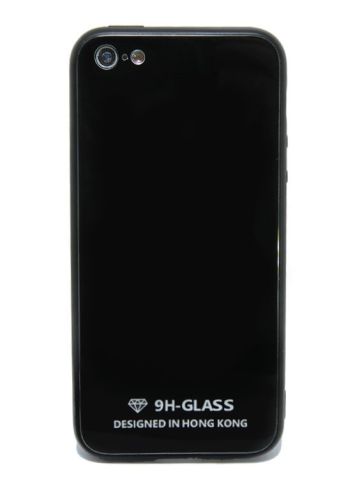 Чехол-накладка для iPhone 6/6S Plus  LOVELY GLASS TPU черный коробка оптом, в розницу Центр Компаньон