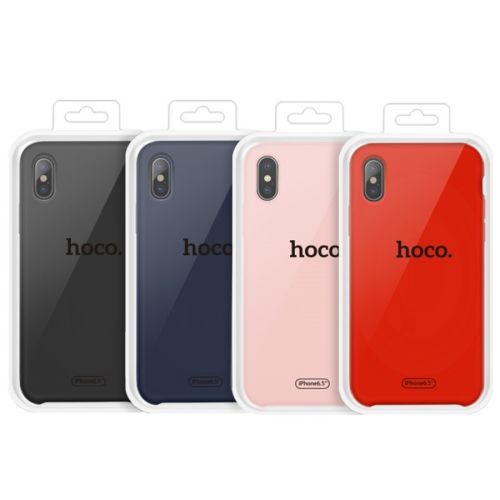 Чехол-накладка для iPhone XS Max HOCO PURE TPU розовая - оптовая продажа фото 3 Чехол-накладка для iPhone XS Max HOCO PURE TPU розовая - фото фото 3
