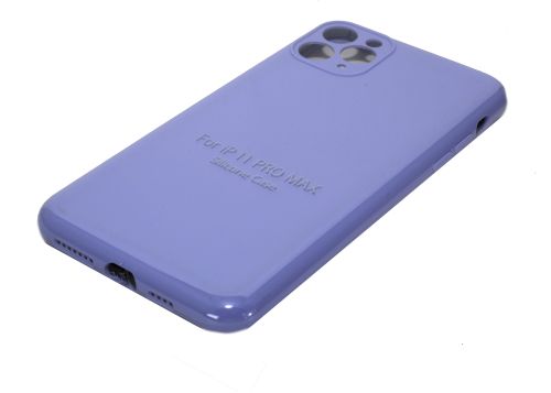 Чехол-накладка для iPhone 11 Pro Max VEGLAS SILICONE CASE NL Защита камеры сиреневый (41) оптом, в розницу Центр Компаньон фото 2