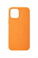 Купить Чехол-накладка для iPhone 12 Pro Max SILICONE TPU поддержка MagSafe оранжевый коробка оптом, в розницу в ОРЦ Компаньон