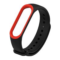 Купить Ремешок для Xiaomi Band 3/4 Sport черно-красный оптом, в розницу в ОРЦ Компаньон