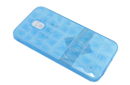 Чехол-накладка для Samsung J330 J3 JZZS Diamond TPU синяя оптом, в розницу Центр Компаньон фото 4
