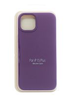 Купить Чехол-накладка для iPhone 15 Plus SILICONE CASE закрытый фиолетовый (45) оптом, в розницу в ОРЦ Компаньон