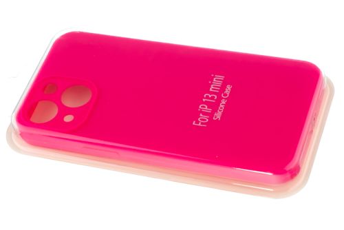 Чехол-накладка для iPhone 13 Mini VEGLAS SILICONE CASE NL Защита камеры глубокий розовый (47) оптом, в розницу Центр Компаньон фото 2