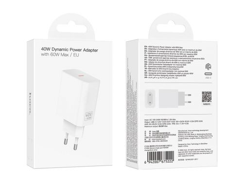СЗУ Type-C HOCO C162A Charm 3A PD40W белый - оптовая продажа фото 5 СЗУ Type-C HOCO C162A Charm 3A PD40W белый - фото фото 5