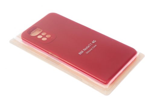Чехол-накладка для XIAOMI Redmi Note 11 SILICONE CASE закрытый красный (1) - оптовая продажа фото 2 Чехол-накладка для XIAOMI Redmi Note 11 SILICONE CASE закрытый красный (1) - фото фото 2