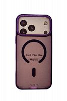 Чехол-накладка для iPhone 17 Pro Max VEGLAS Fog Magnetic фиолетовый - фото