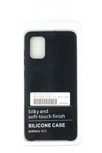 Чехол-накладка для Samsung A715F A71 SILICONE CASE OP черный (3) оптом, в розницу Центр Компаньон фото 4