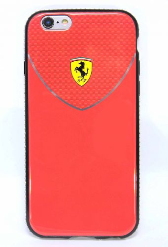 Чехол-накладка для iPhone 6/6S HOJAR TPU FERRARI стразы красн - оптовая продажа фото 3 Чехол-накладка для iPhone 6/6S HOJAR TPU FERRARI стразы красн - фото фото 3