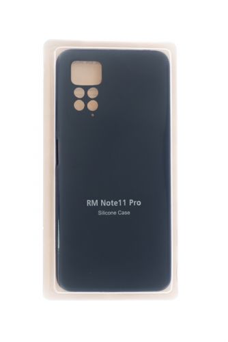 Чехол-накладка для XIAOMI Redmi Note 11 Pro VEGLAS SILICONE CASE закрытый черный (3) оптом, в розницу Центр Компаньон