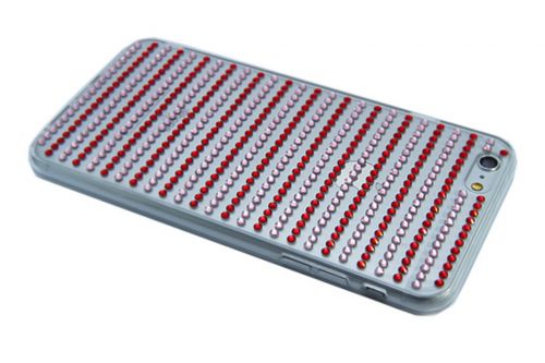 Чехол-накладка для iPhone 6/6S Plus  YOUNICOU стразы LINES PC+TPU Вид 8 - фото