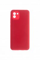 Чехол-накладка для Samsung A035F A03 SILICONE CASE OP закрытый красный (1) - фото