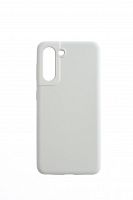 Чехол-накладка для Samsung G991 S21 SILICONE CASE NL OP закрытый белый (9) - фото