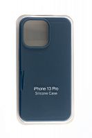 Купить Чехол-накладка для iPhone 13 Pro SILICONE CASE закрытый темно-синий (8) оптом, в розницу в ОРЦ Компаньон