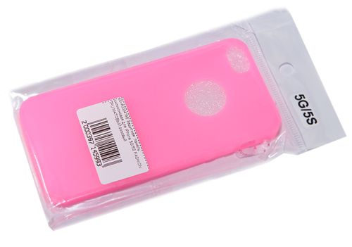 Чехол-накладка для iPhone 5G/5S FASHION TPU матовый розов оптом, в розницу Центр Компаньон фото 3