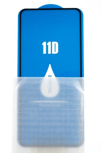 Защитное стекло для Samsung A736B A73 11D FULL GLUE (синяя основа) пакет черный оптом, в розницу Центр Компаньон фото 3