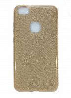 Чехол-накладка для HUAWEI P10 Lite JZZS Shinny 3в1 TPU золото - фото