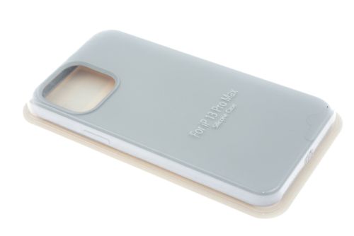 Чехол-накладка для iPhone 13 Pro Max VEGLAS SILICONE CASE NL закрытый светло-серый (26) оптом, в розницу Центр Компаньон фото 2