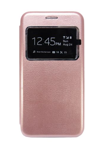 Чехол-книжка для Samsung G570 J5 Prime BUSINESS ONE WINDOW розовое золото оптом, в розницу Центр Компаньон