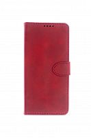 Чехол-книжка для Infinix Hot 12 Pro BUSINESS PLUS красный - фото