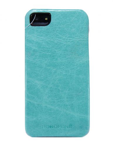Чехол-накладка для iPhone 5/5S/SE BORO BI-BL010 General LBCC голуб - фото