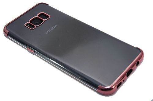 Чехол-накладка для Samsung G955H S8 Plus ELECTROPLATED TPU розовое золото оптом, в розницу Центр Компаньон фото 3