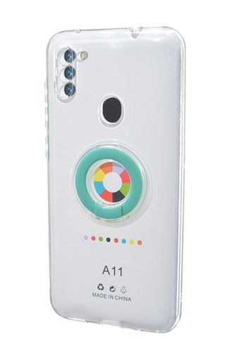Чехол-накладка для Samsung A115 A11 NEW RING TPU бирюзовый оптом, в розницу Центр Компаньон фото 2