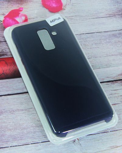 Чехол-накладка для Samsung A605 A6+ 2018 SILICONE CASE NL темно-синий - оптовая продажа Чехол-накладка для Samsung A605 A6+ 2018 SILICONE CASE NL темно-синий - фото