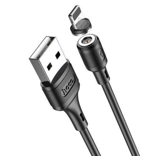 Кабель USB Lightning 8Pin HOCO X52 Sereno Magnetic 2.4A 1.0м черный оптом, в розницу Центр Компаньон фото 2