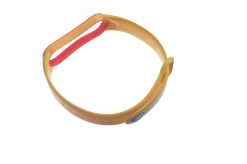 Ремешок для Xiaomi Band 5/6 Sport желто-красный оптом, в розницу Центр Компаньон фото 2